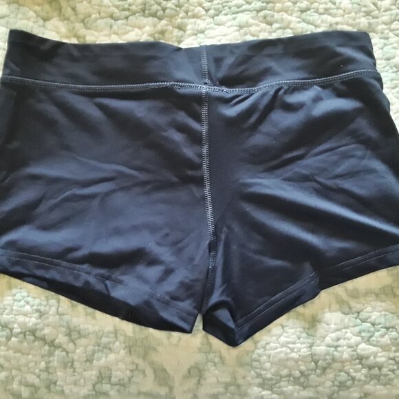 Women's Nike Dri-Fit Size Medium Dark Blue Running Shorts - Picture 2 of 3